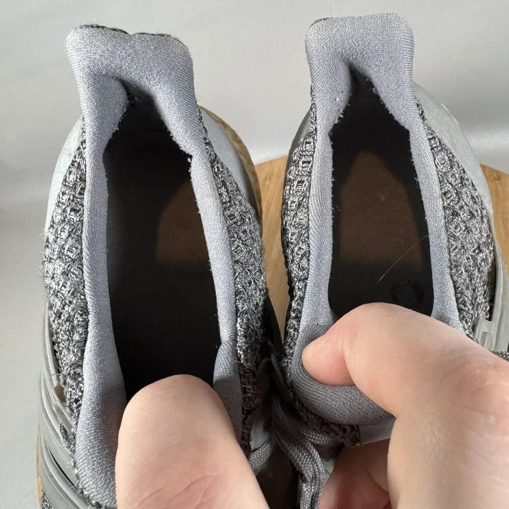 Adidas UltraBoost‎ 4.0 Grey White Womens 7 (Men’s 5.5) Sneakers Shoes F36156